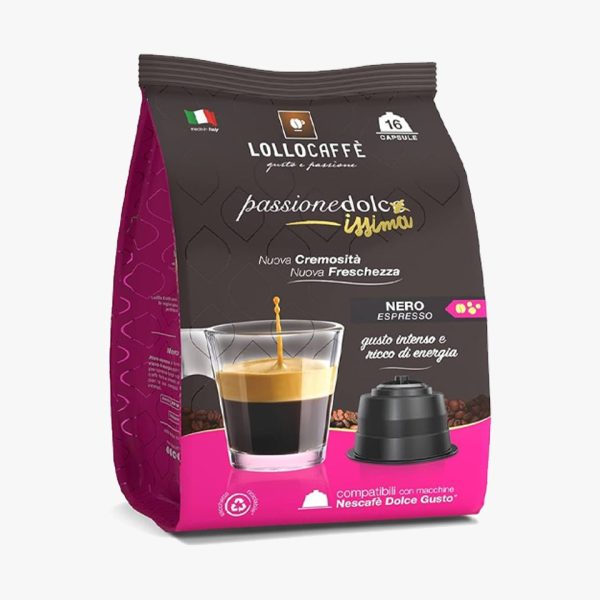 Lollo 16 Capsule Dolce gusto miscela nero